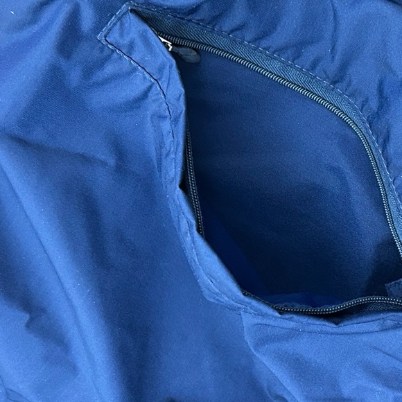 Vintage Blue SERAC‎ Bomber Spring Skiing Jacket with Red and Yellow Stripes - Picture 3 of 7